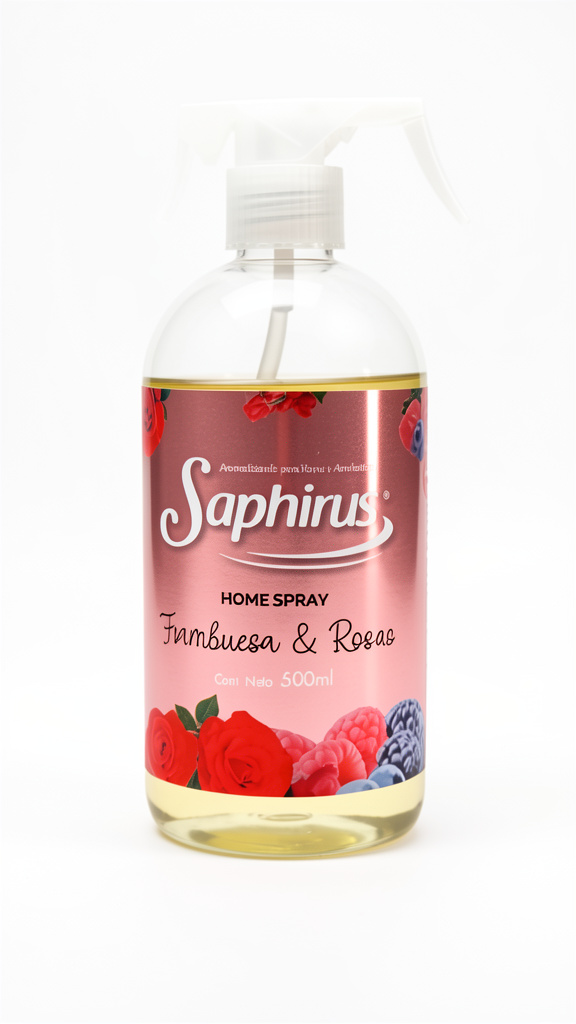 Saphirus Frambuesas y Rosas x 500ml