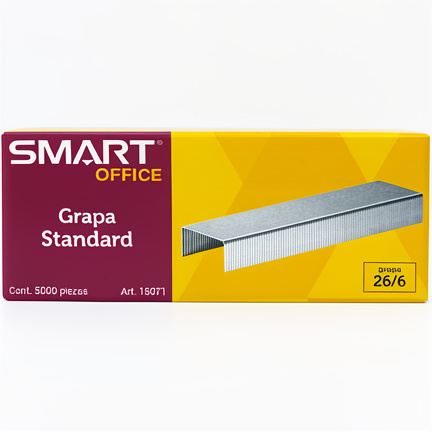 Grapa Smart Office Estándar 26/6 5000 Piezas