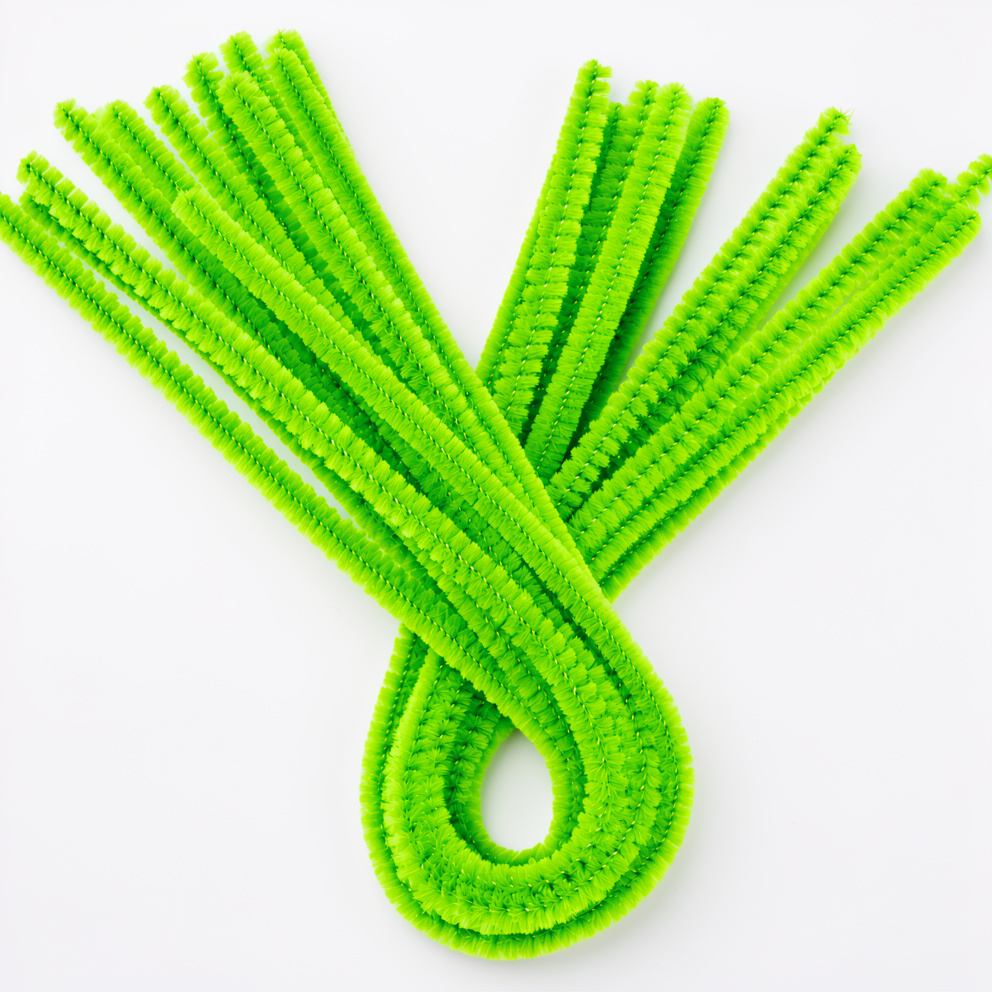 Limpia Pipas Mylin Verde Neon 12 Pieza