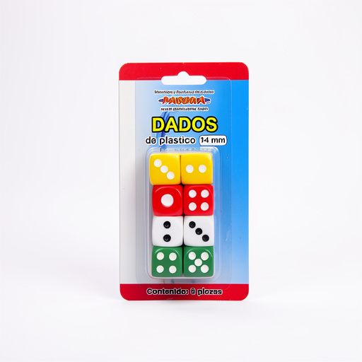Dados Pascua Colores 1 Paquete