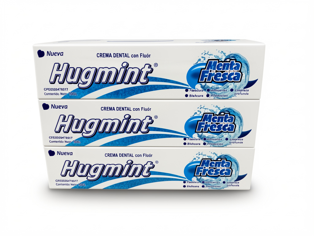 CREMA DENTAL HUGMINT GEL AZUL 12X100ML
