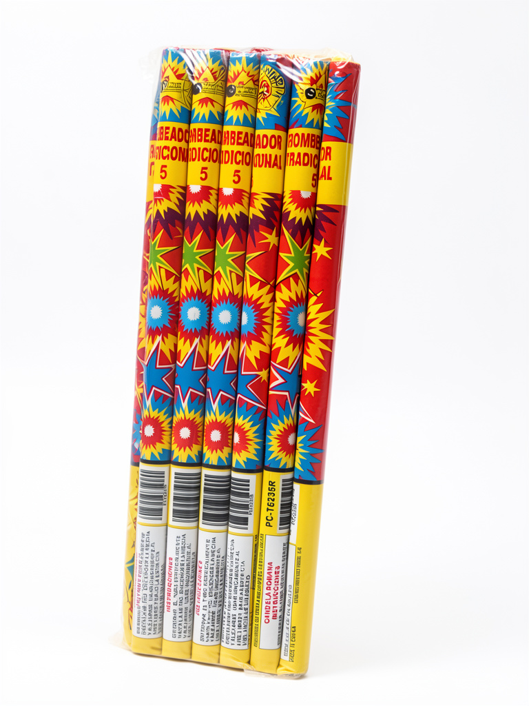 7 COLORES TRADICIONAL 10 TIROS X12