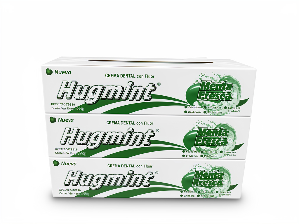 CREMA DENTAL HUGMINT GEL VERDE 12X100ML