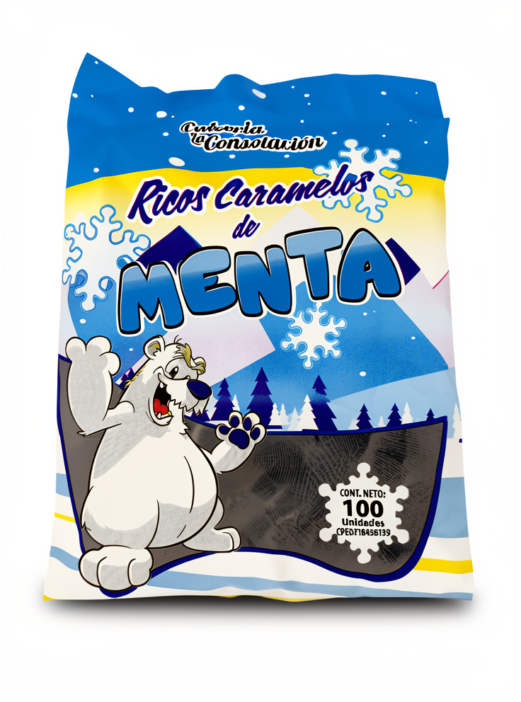 CARAMELO LA CONSOLACION MENTA X100UNI