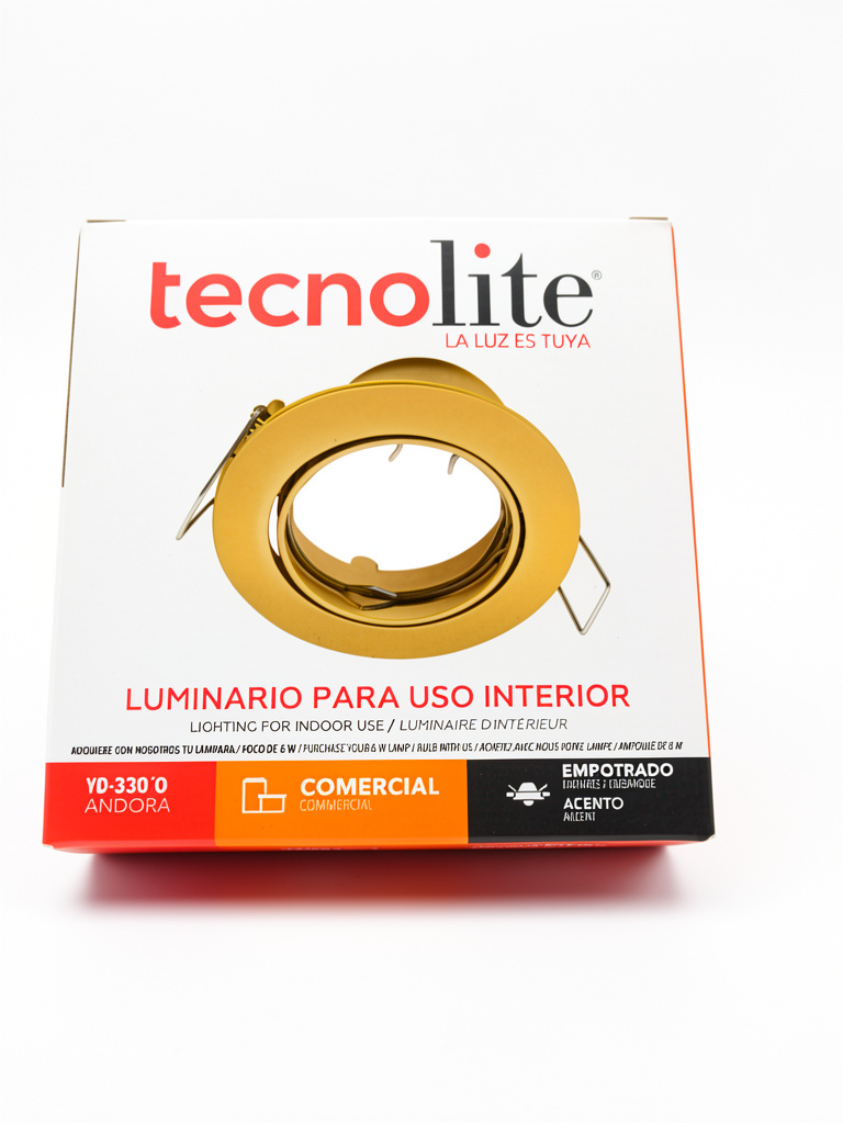 Housing luminaria para empotrar