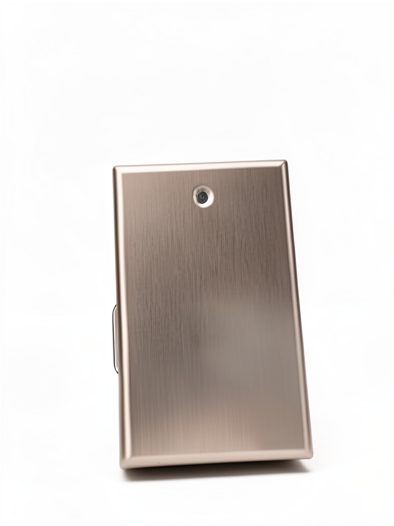 Placa ciega caja rectangular metalica