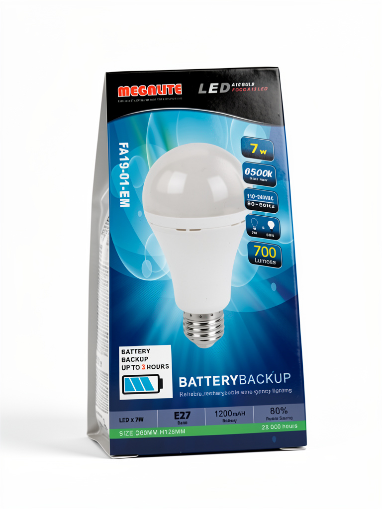 Foco recargable 7 w