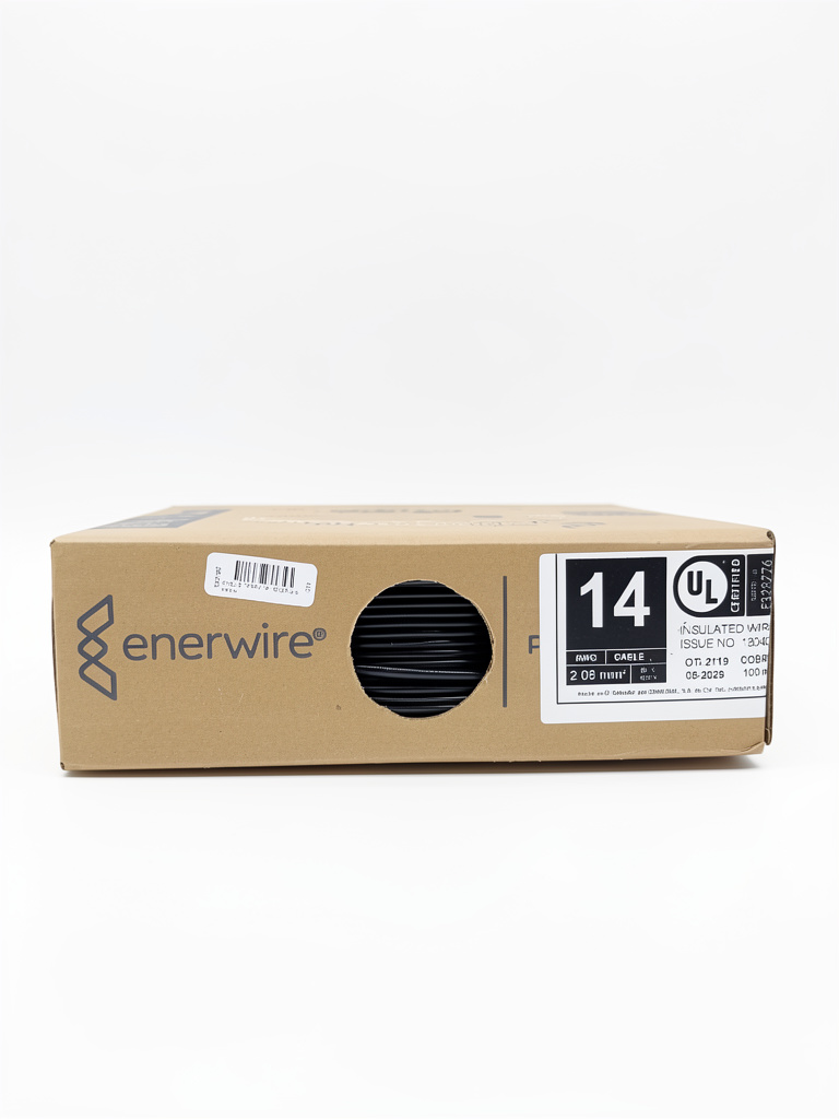 Caja de cable #14 negro