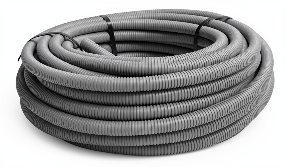 Tecnoducto de ½ gris