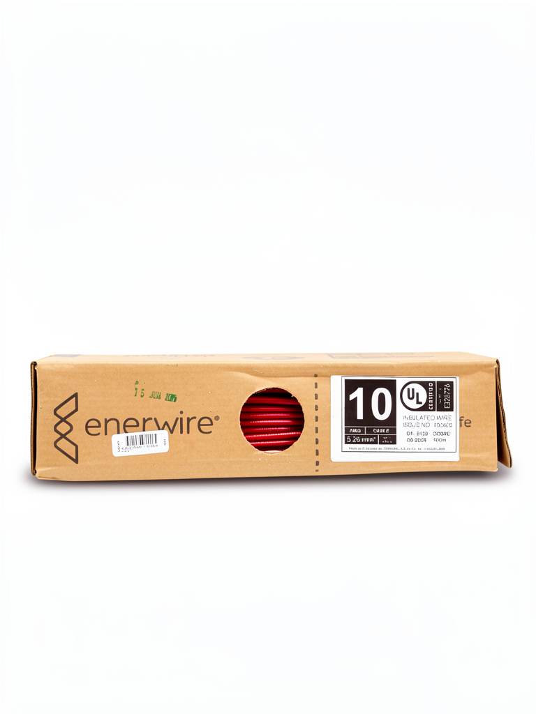Caja de cable #10 rojo