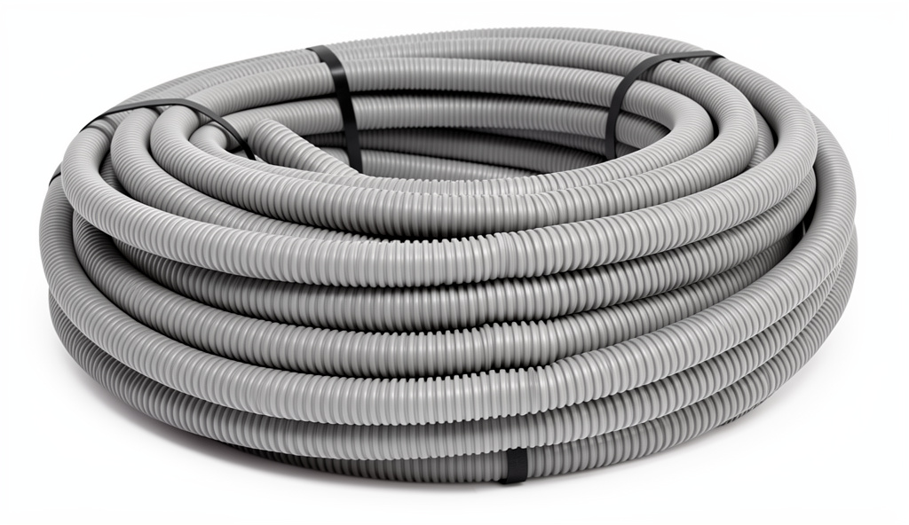 Tecnoducto de 1 pulgada gris