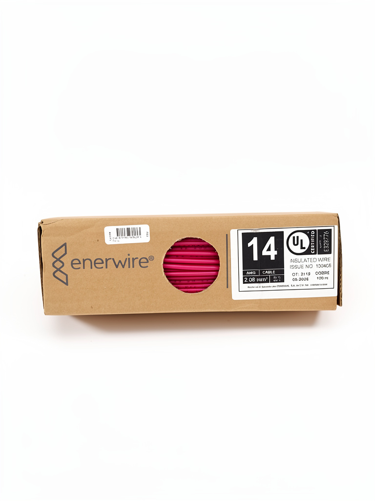 Metros de cable rojo 14