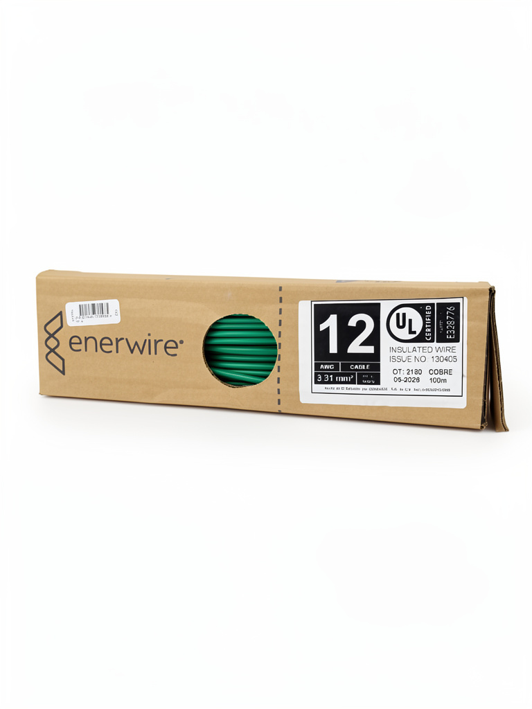 Metro de cable #12 verde