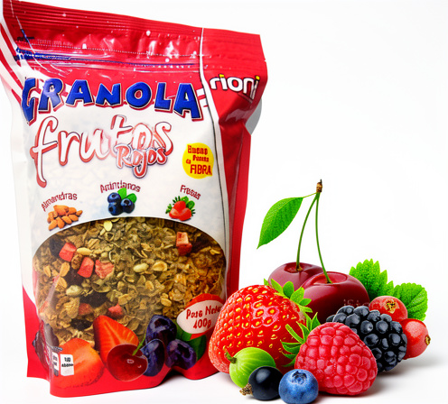 GRANOLA FRUTOS ROJOS RIONI X400 GR