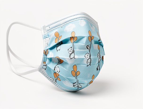 TAPABOCAS INFANTIL  UNISEX EMPAQUE INDIVIDUAL X50
