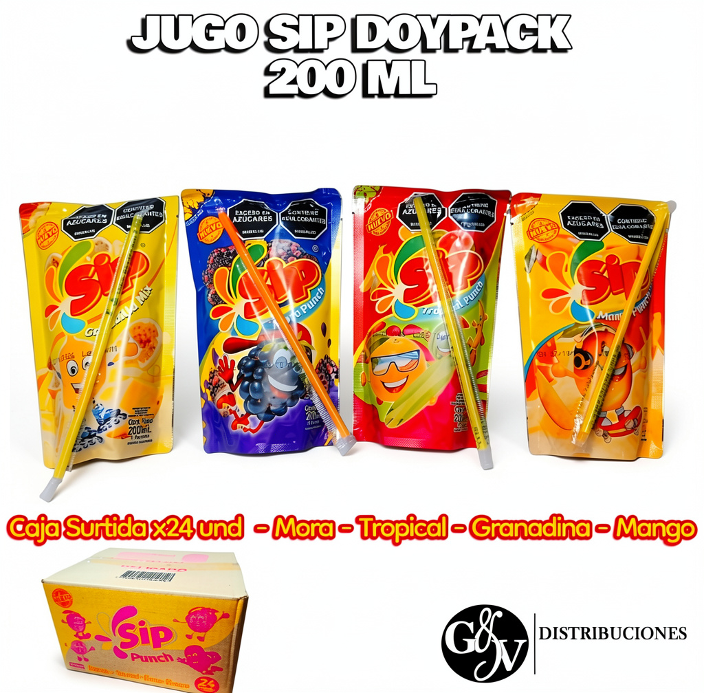 JUGO DOYPACK 200 ML SURTIDO