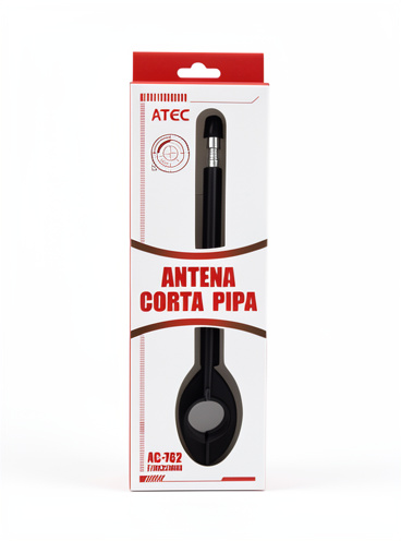 Antena retrátil PRETO ( Fixação guidão )