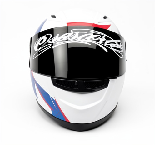 Adesivo osascorte branco viseira