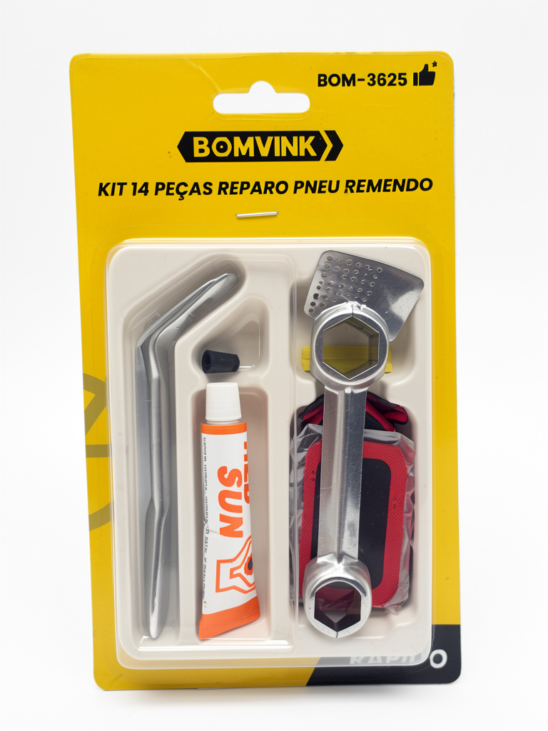 Bomvink kit reparo pneu