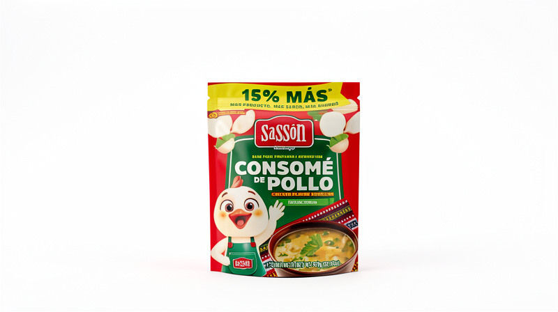 Sassón consomé de pollo