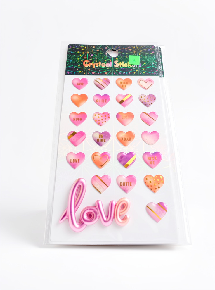CALCOMANIA CORAZONES