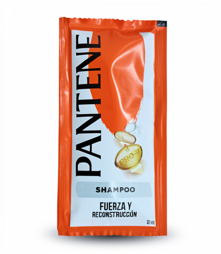 Pantene fuerza y reconstrucción sobre