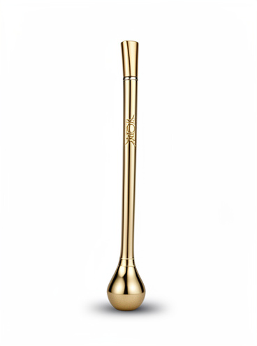 BOMBILLA FINAS PICO/ORO CINCELADA