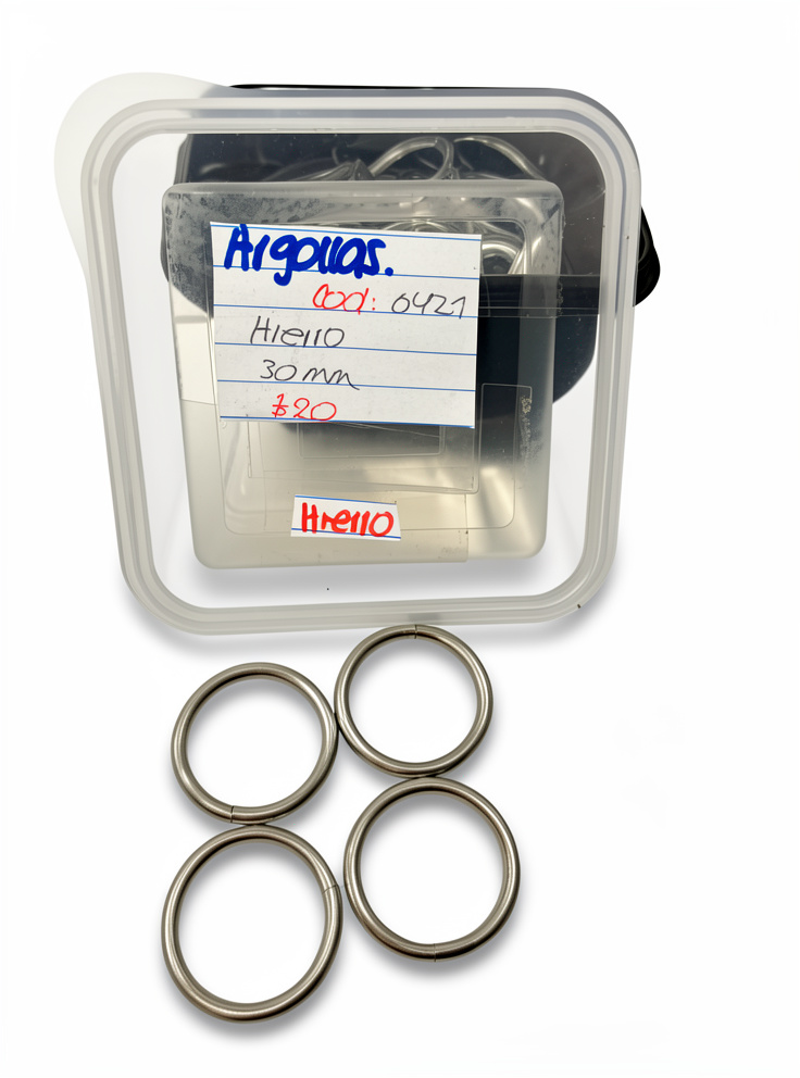 ARGOLLAS HIERRO 30 MM COD 6421