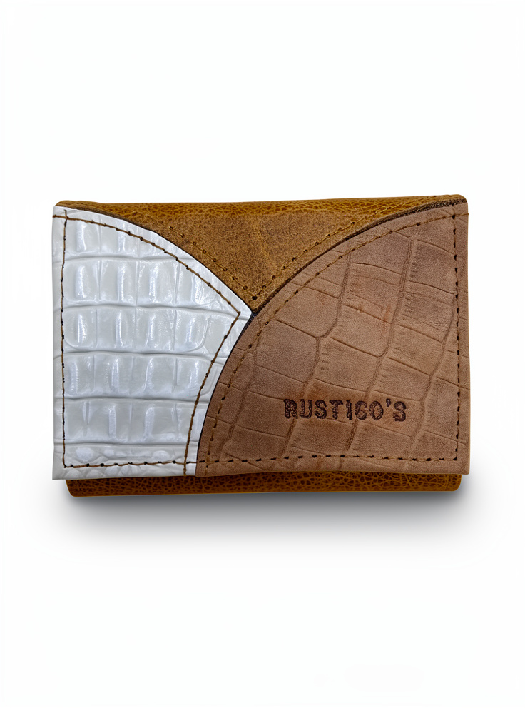 BILLETERA CUERO DAMA RUSTICO B4