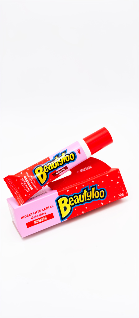 Hidratante Labial Beautyloo Morango 10g Face Beautiful