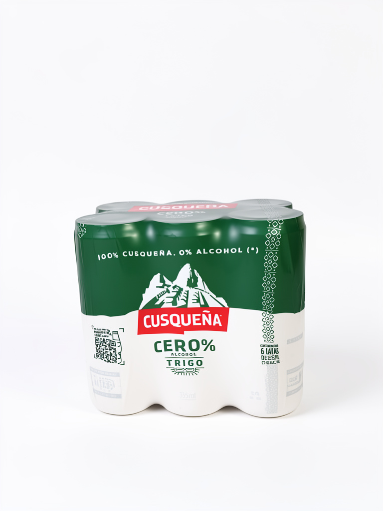 CUSQUEÑA TRIGO LATA 355ml CERO ALCOHOL.