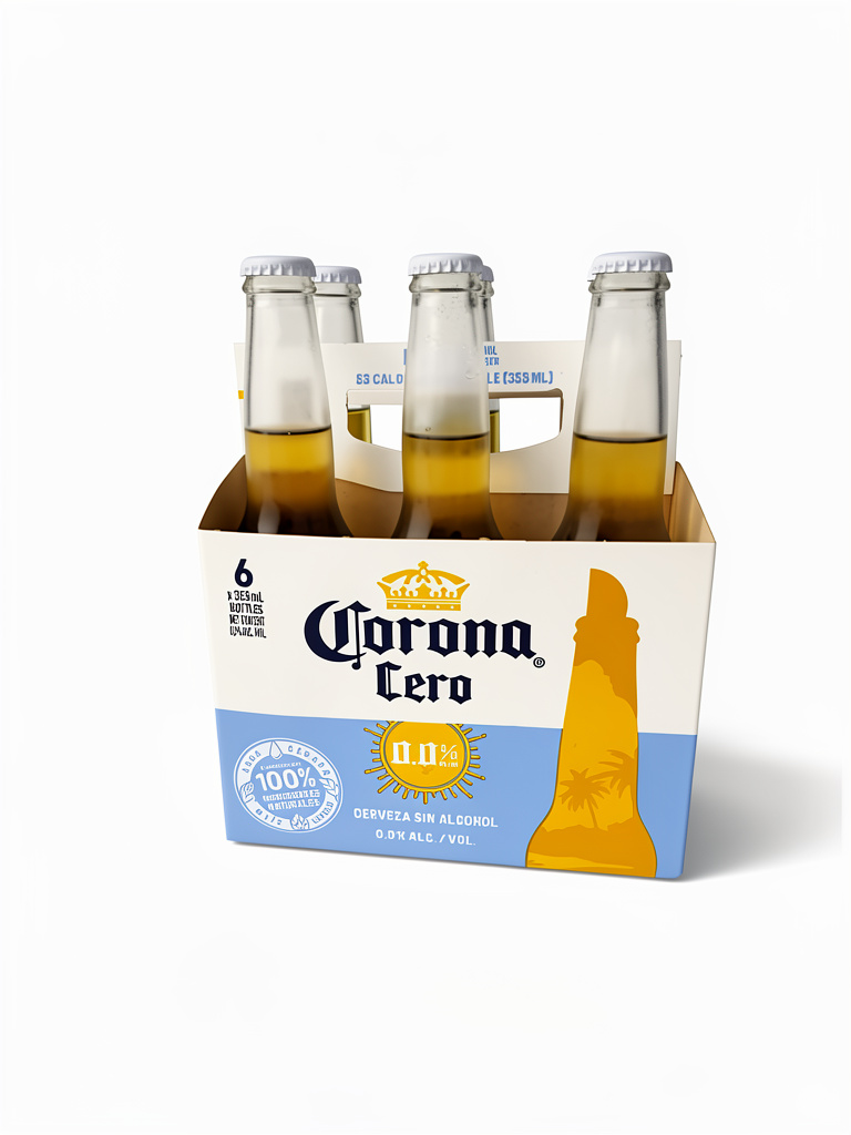CORONA EXTRA CERO ALCOHOL 355ml.