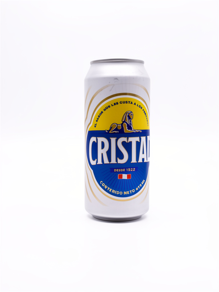 CERVEZA CRISTAL LATA 473 ml.