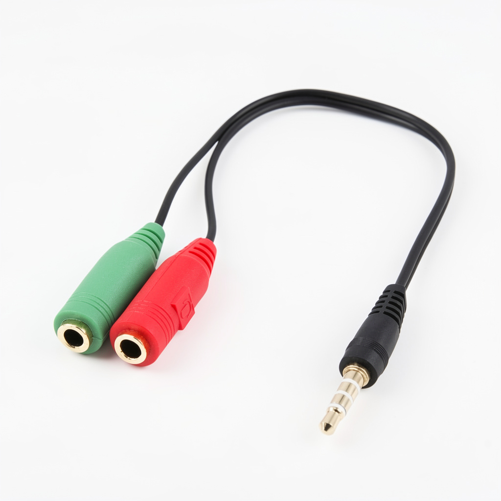 Adaptador Divisor de Audio 2 en 1 (Jack 3.5mm)