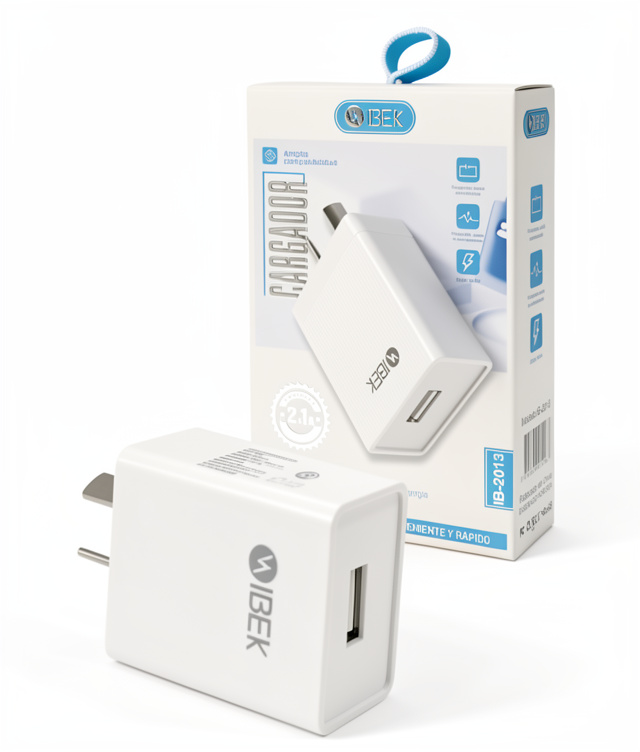 Cabezal cargador Ibek USB