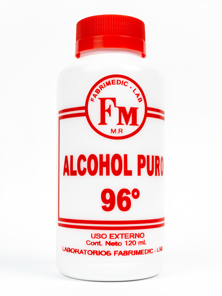 Alcohol puro rojo