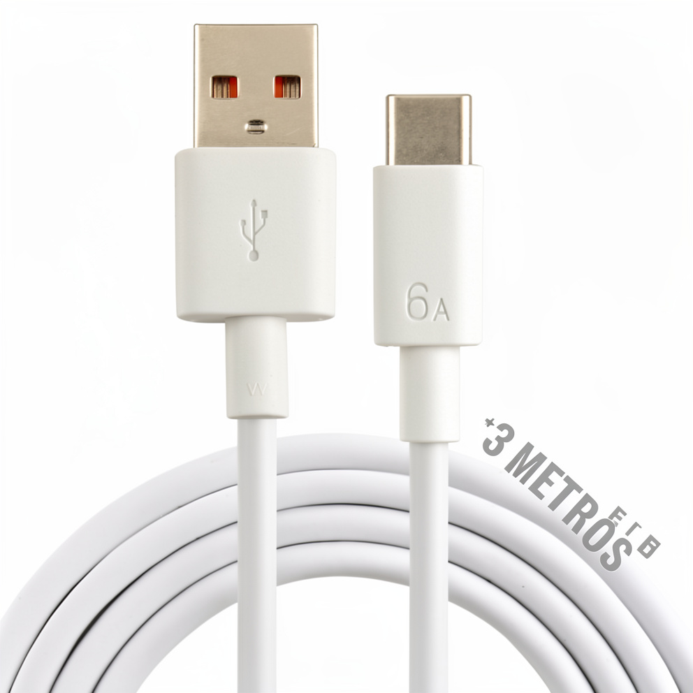 CABLE TIPO C BLANCO DE 3 METROS MARCA BELKIN