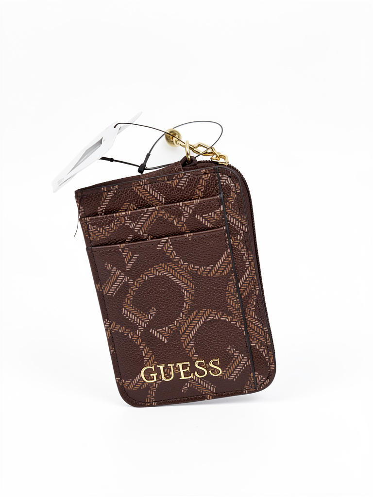 GUESS porta tarjeta marron
