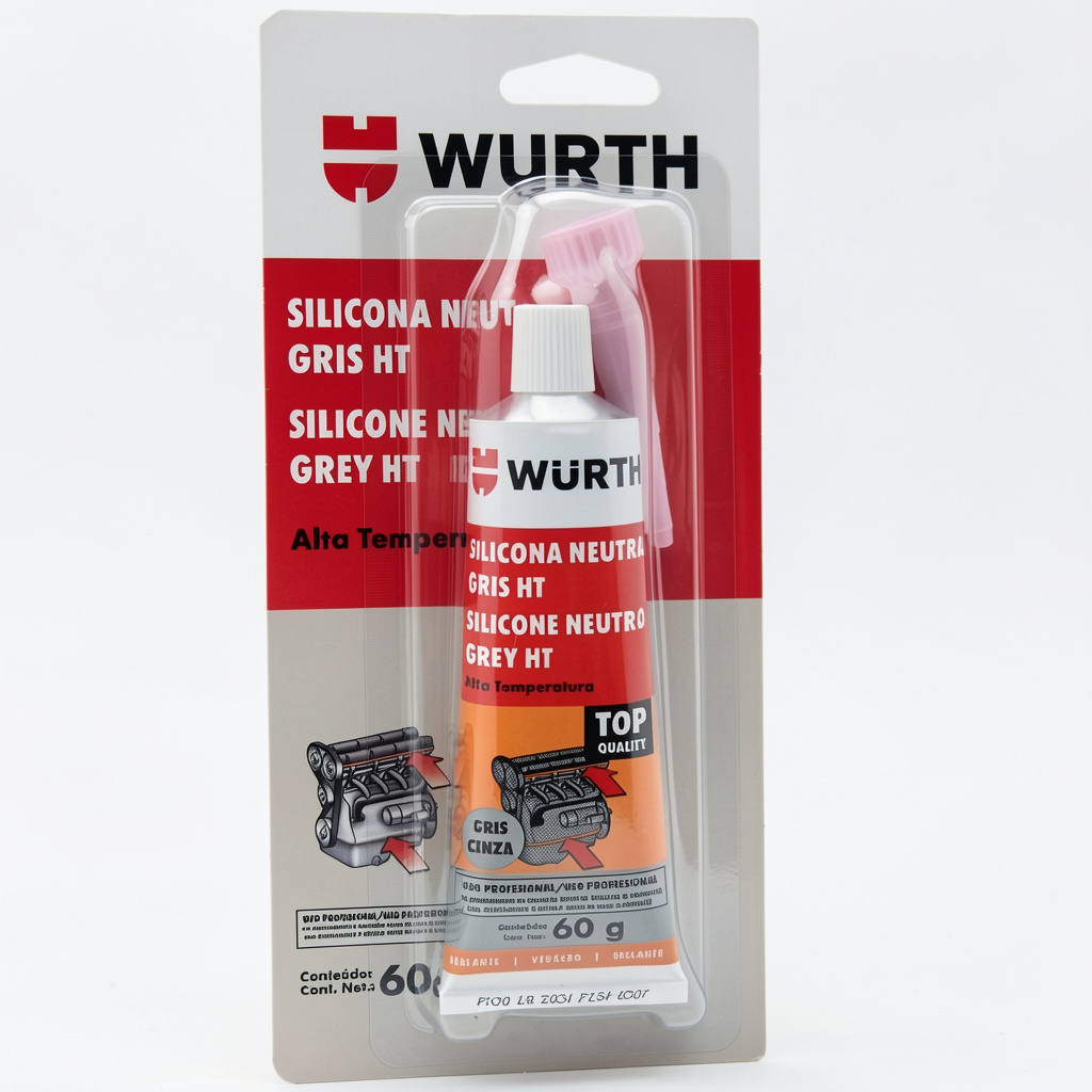 Wurth silicona neutra gris HT 60g