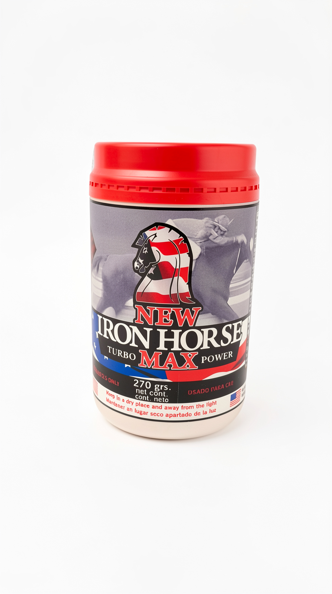 Iron Horse Turbo Máx Tapa Roja x 270 grs