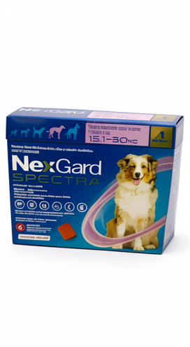 NEXGARD SPECTRA 15 A 30KG L ( X UNIDAD) - BOEHRINGER INGELHE