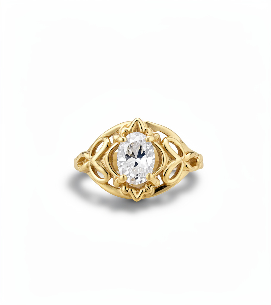 Anillos Esp Oro 10k NAC #6/8 1.6g
