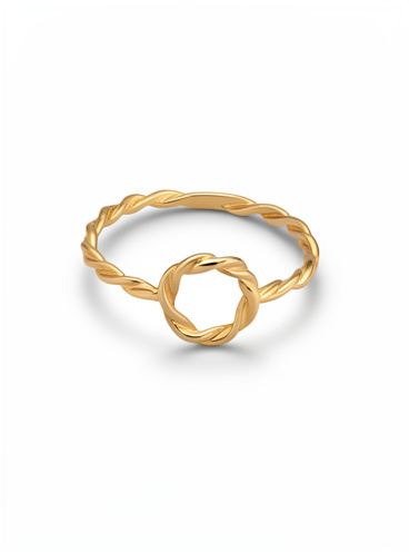 Anillo Torsal Arro Oro IMP 10k