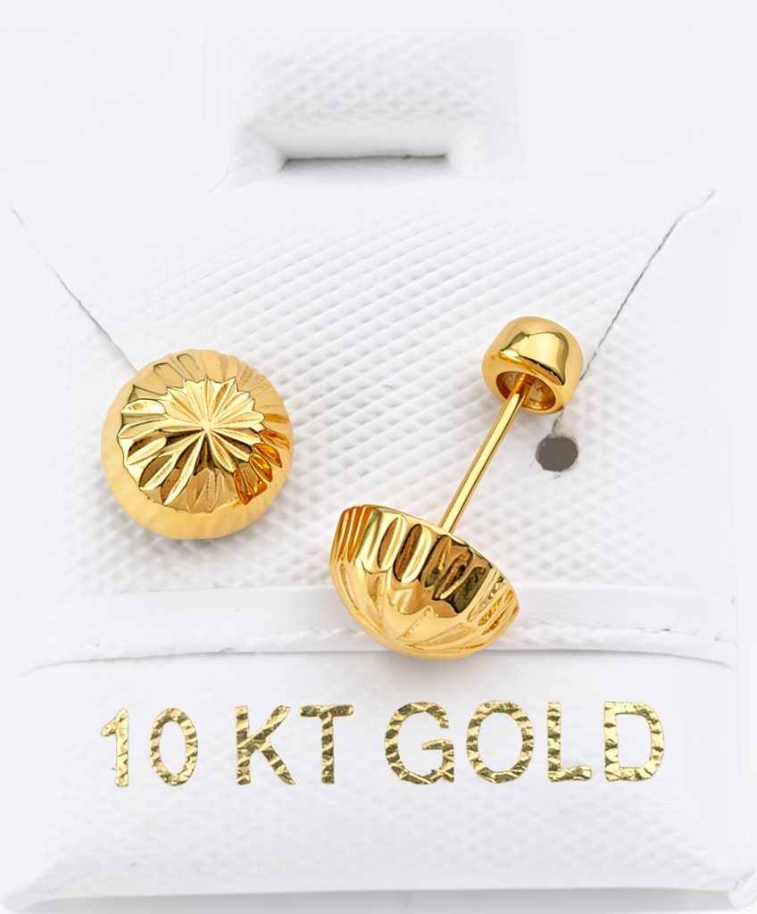 Broquel Hongo Oro 10k NAC 4