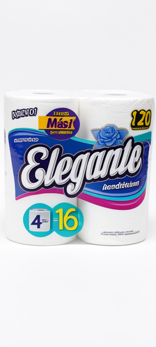 Higiénico elegante 4x120 mts doble hoja (rinde más)