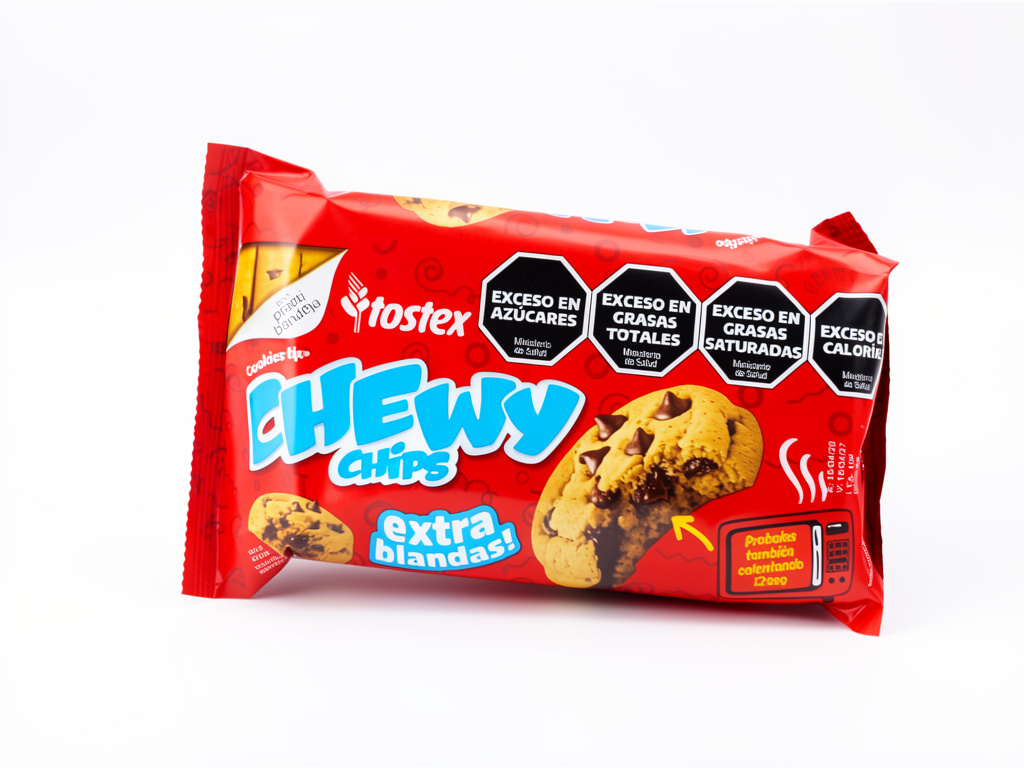 Tostex chewy chips cookie 160grx8