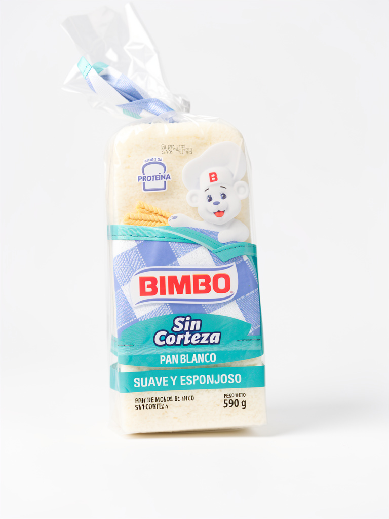 Bimbo blanco sin borde