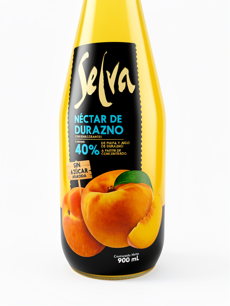 Selva néctar de durazno 900ml