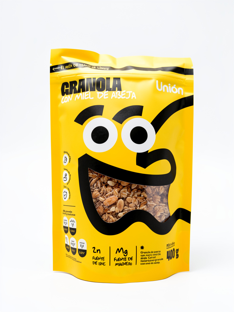 Union granola miel de abeja 400g