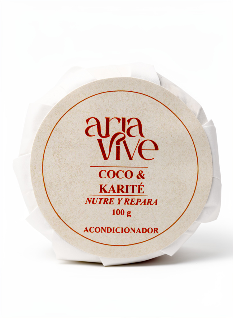 Acondicionador coco Aria Vive=Coco y Karité  100gr